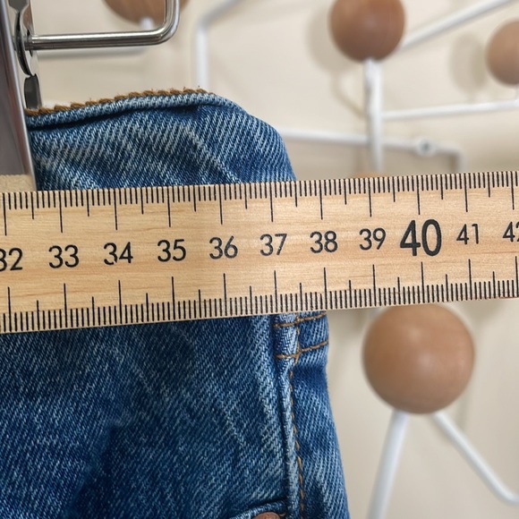 Levi's - Wedgie Straight High Waist Denim Pants - Blue - 30 - Picture 5 of 12